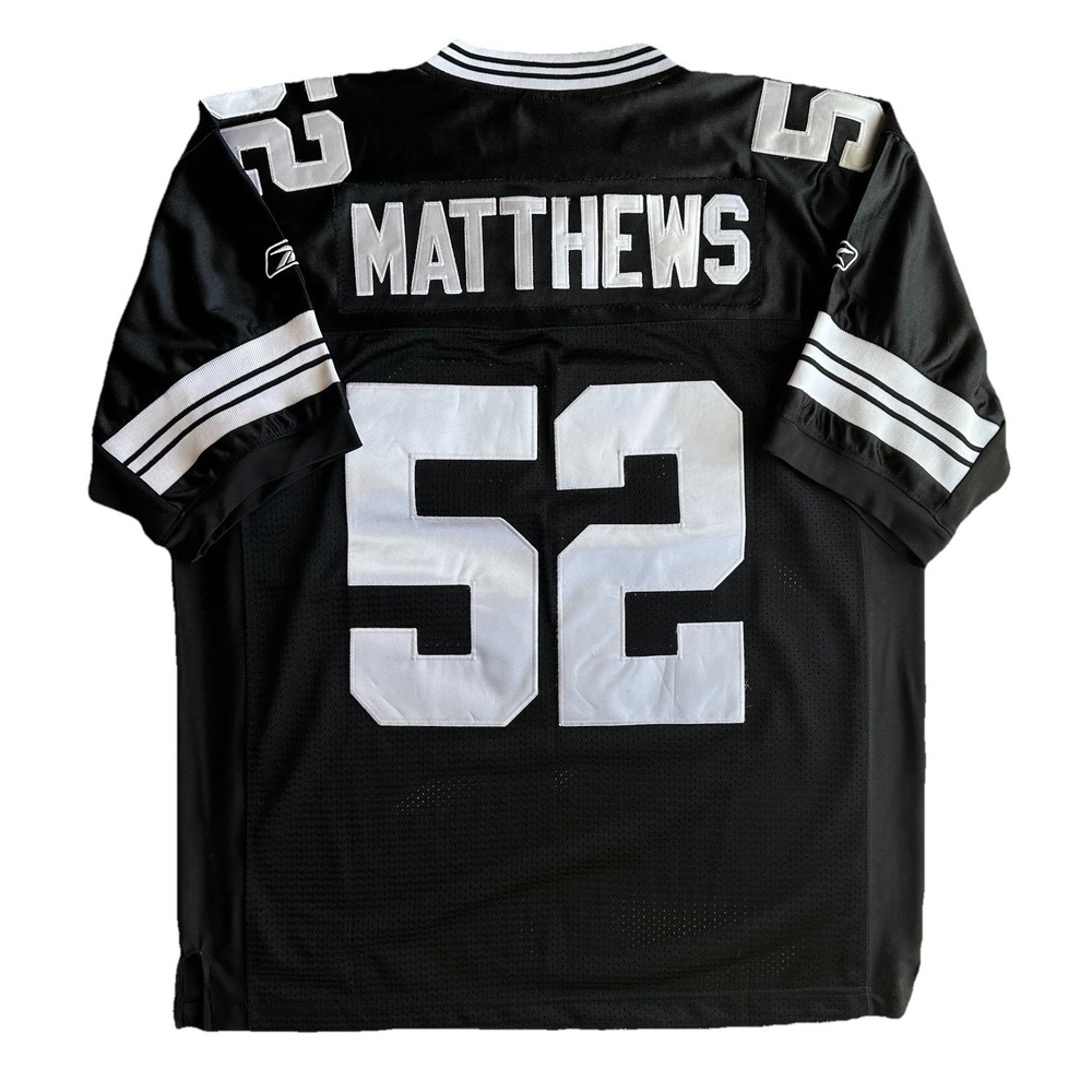 Vintage Reebok Green Bay Packers Clay Matthews #52 NFL Football Jersey Size 52